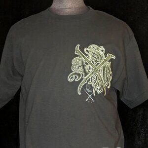 Men's Sullen T-Shirt -Black Army Green Logo